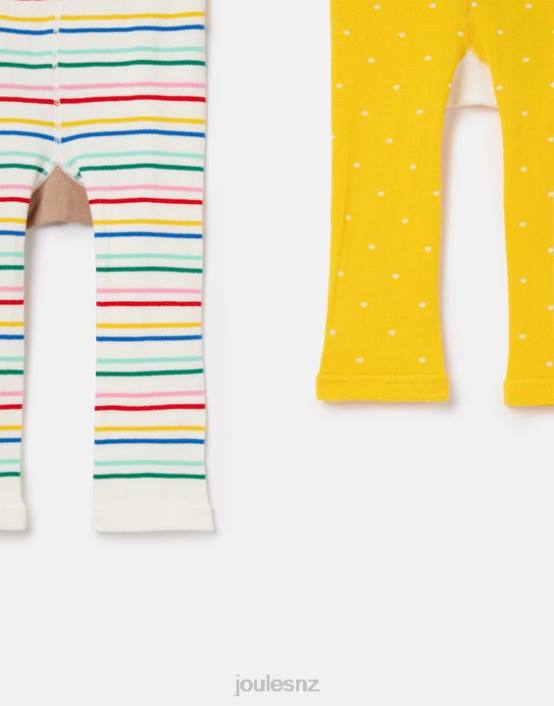 BUNNY BEE Lively 2 Pack Character Leggings Babies Apparel Joules 2LLH407