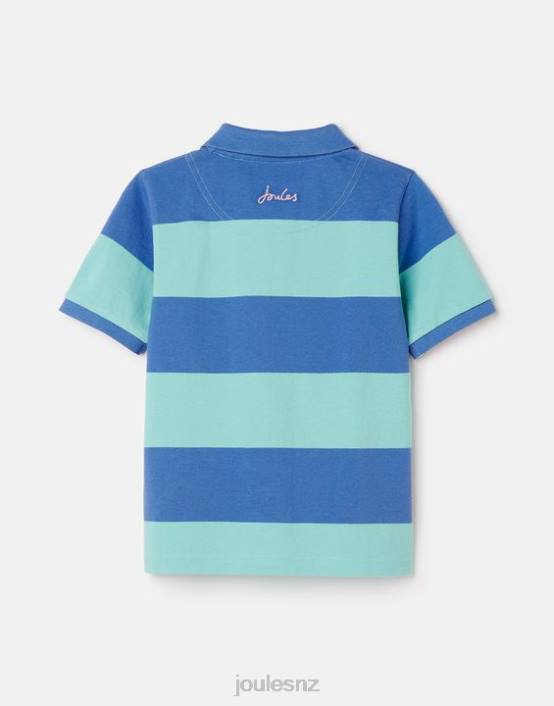 BLUE STRIPE Filbert Stripe Polo Shirt 2-12 Years Boys Apparel Joules 2LLH335