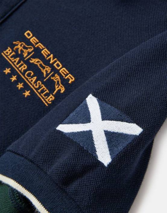 FRENCH NAVY Blair Polo Shirt 2-12 Years Boys Apparel Joules 2LLH376