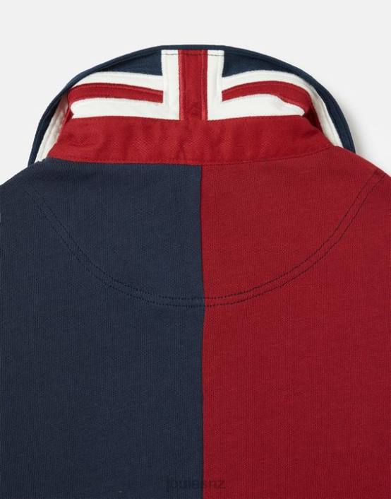 FRENCH NAVY Union Rugby Shirt 2-12 Years Boys Apparel Joules 2LLH374
