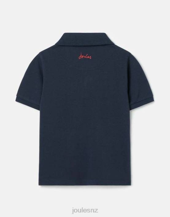 FRENCH NAVY Woody Polo Shirt 2-12 years Boys Apparel Joules 2LLH372