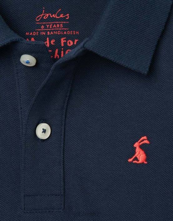 FRENCH NAVY Woody Polo Shirt 2-12 years Boys Apparel Joules 2LLH372