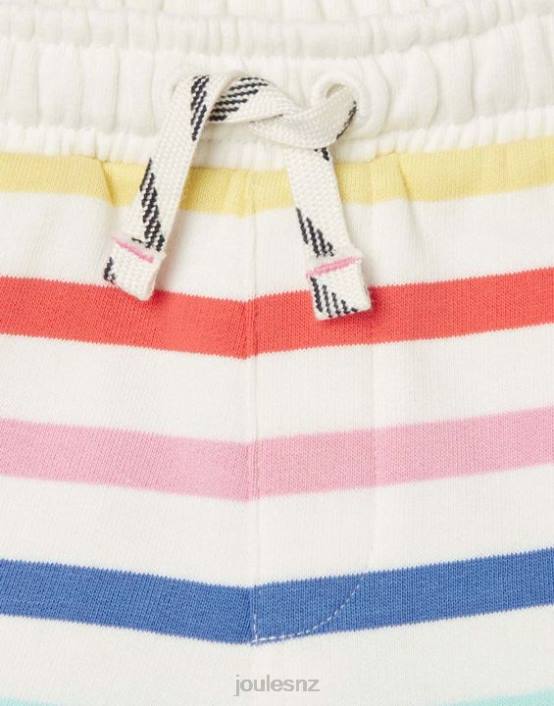 MULTI STRIPE Reilley Jersey Stripe Shorts 2-12 Years Girls Apparel Joules 2LLH273