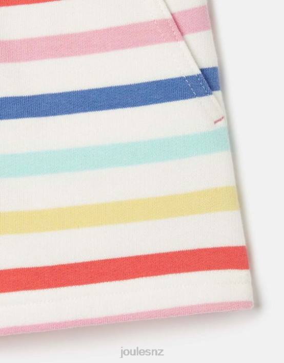 MULTI STRIPE Reilley Jersey Stripe Shorts 2-12 Years Girls Apparel Joules 2LLH273