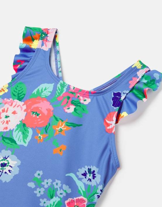 BLUE FLORAL Laurielle Tankini 2-12 Years Girls Apparel Joules 2LLH319