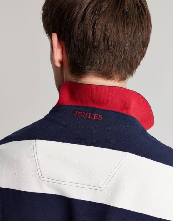 BLUE WHITE STRIPE Filbert Polo Shirt Men Apparel Joules 2LLH165