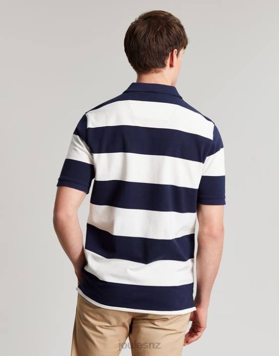BLUE WHITE STRIPE Filbert Polo Shirt Men Apparel Joules 2LLH165