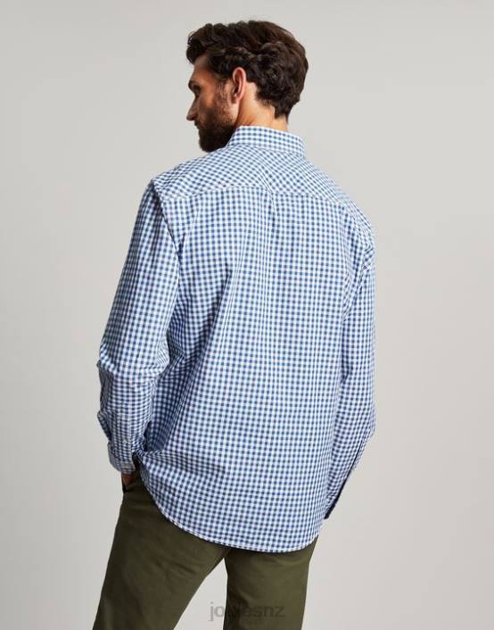 BLUE GINGHAM Goodridge Classic Fit Poplin Shirt Men Apparel Joules 2LLH215