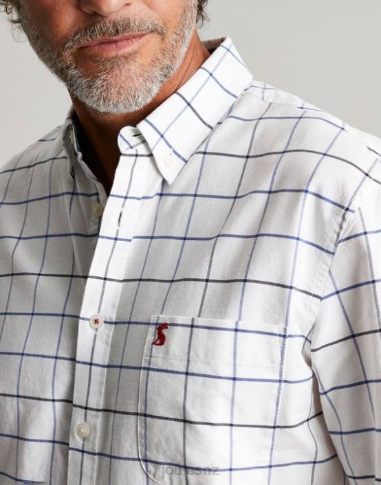 WHITE CHECK Welford Classic Fit Check Shirt Men Apparel Joules 2LLH174