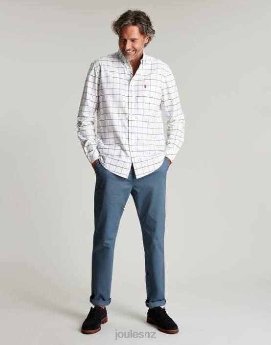 WHITE CHECK Welford Classic Fit Check Shirt Men Apparel Joules 2LLH174