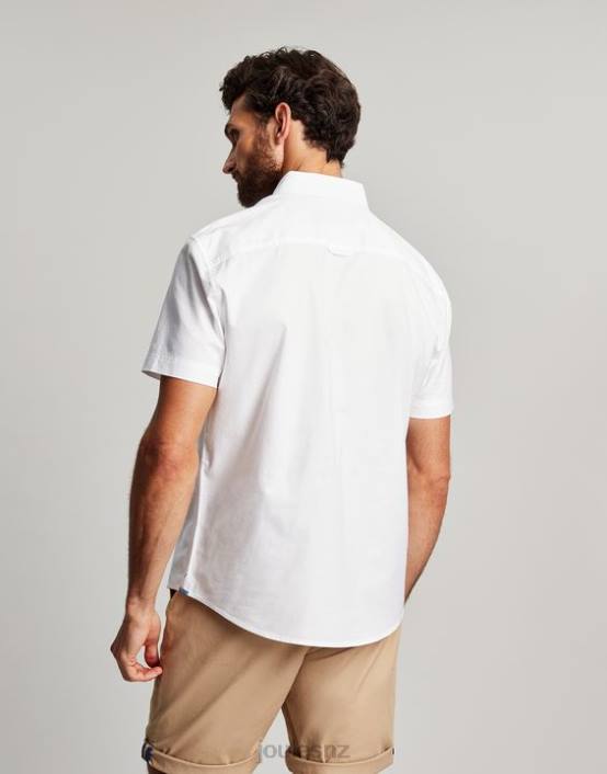 WHITE Oxford Classic Fit Shirt Men Apparel Joules 2LLH233