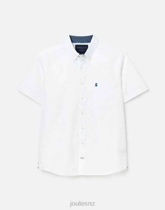 WHITE Oxford Classic Fit Shirt Men Apparel Joules 2LLH233