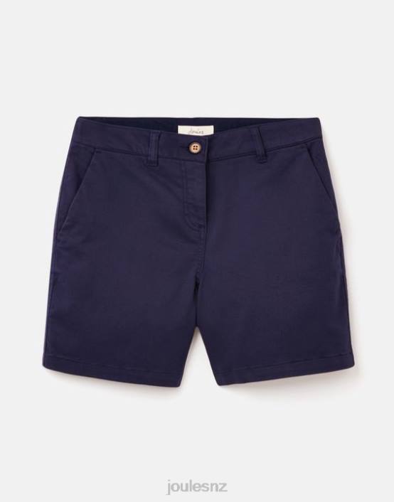 FRENCH NAVY Cruise Mid Length Chino Shorts Women Apparel Joules 2LLH82