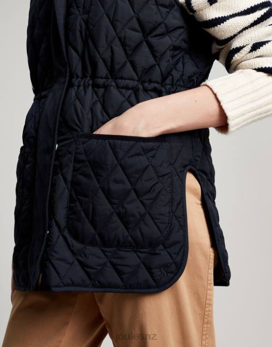 MARINE NAVY Kempton Diamond Quilt Vest Women Apparel Joules 2LLH39