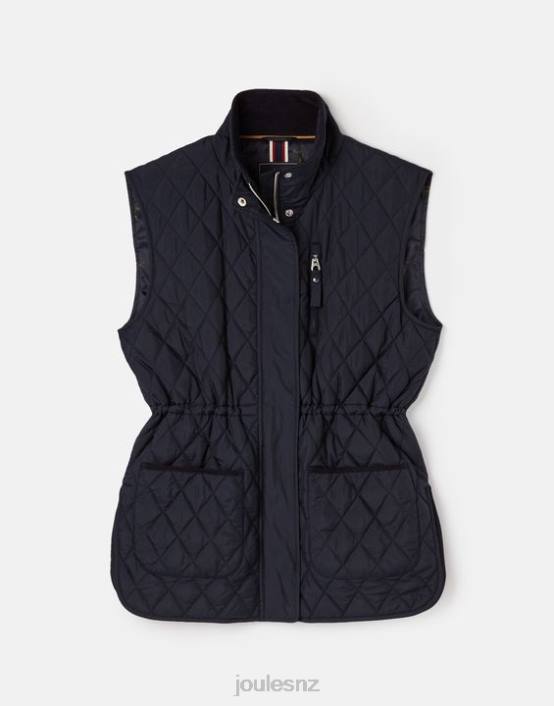 MARINE NAVY Kempton Diamond Quilt Vest Women Apparel Joules 2LLH39